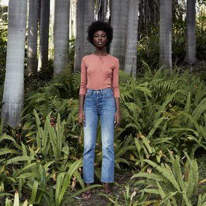 NWT Doen size S  Annie Tee bruschetta 100% cotton pointelle SOLD OUT